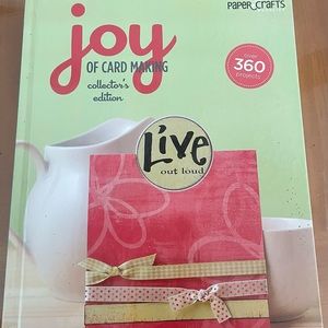Joy of Card Making collector’s edition Hardcover Book